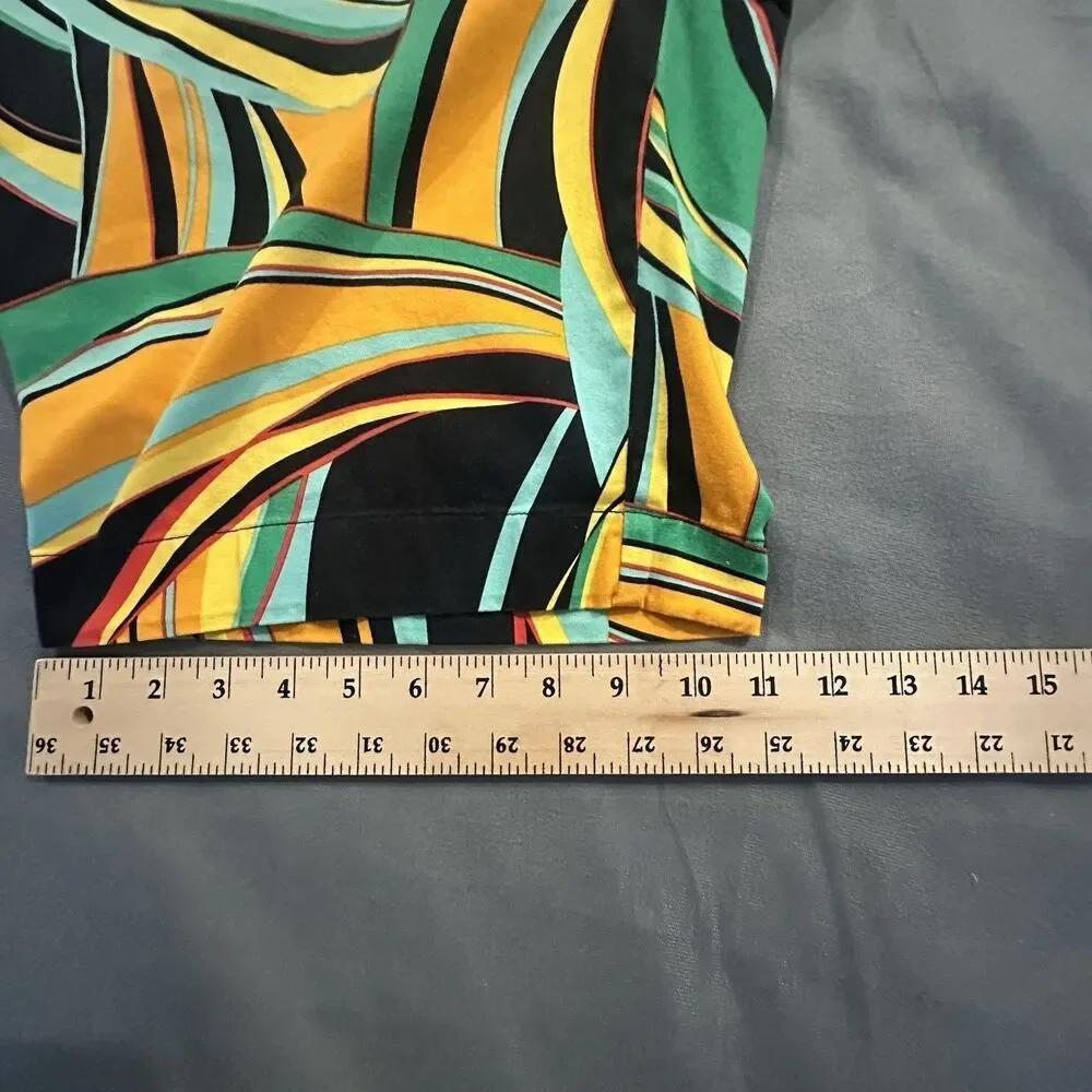 Loudmouth Golf Shorts Mens 38 Chino Orange Swirls Gone Wild Flat Front Outdoors